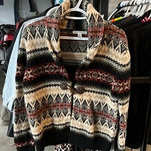 Gorgeous SUSAN BRISTOLLADIES WOOL CARDIGAN SWEATER